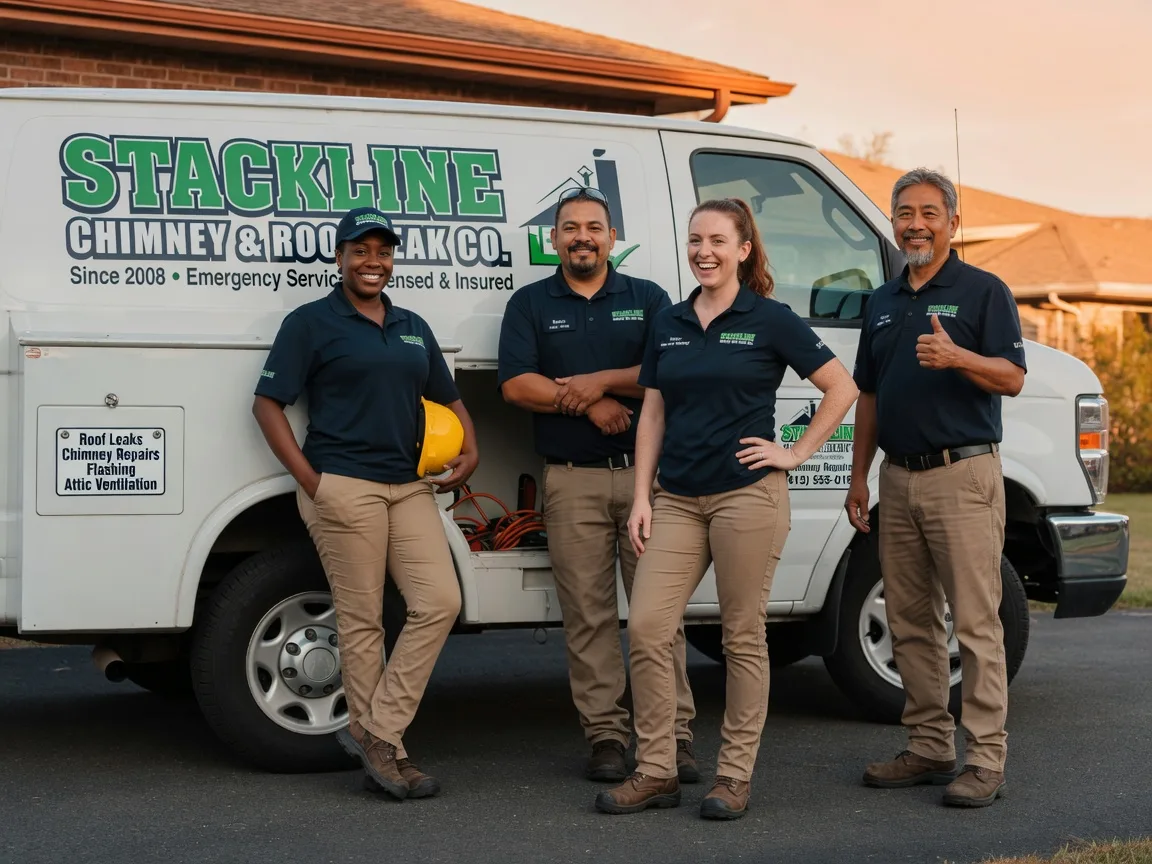 Chimney flashing repair company in Dennis, KS